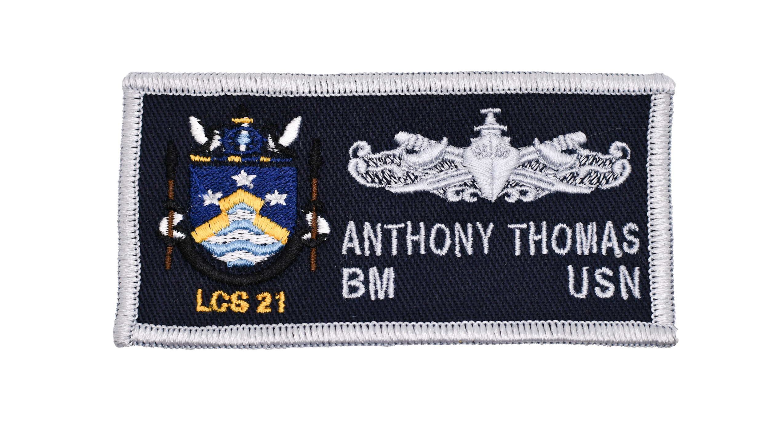 FRV Nametag Patch: USS Tulsa — LC EMBROIDERY & CLEANERS